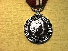 Diamond Jubilee full size copy medal - Click Image to Close